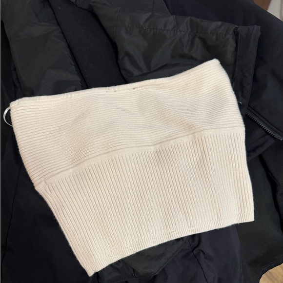 Cream Ribbed Knit Tube Top - Picture 4 of 4